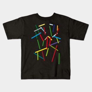 abstract sticks Kids T-Shirt